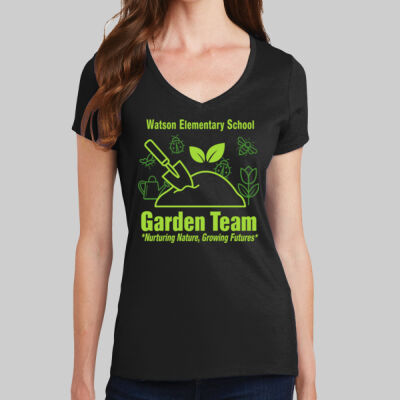 Women's V Neck Tee - Garden Club Thumbnail