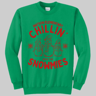 Adult Crewneck - Chillin' - Red Thumbnail