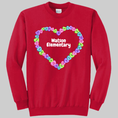 Adult Crewneck - Candy Hearts Thumbnail
