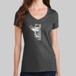 Women's V Neck Tee - Decorated Thumbnail